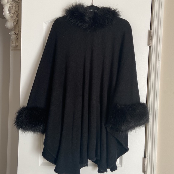 Black faux swing jacket - Picture 2 of 2